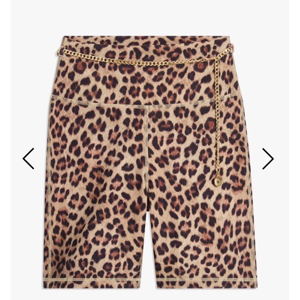 We wore what cheetah biker shorts